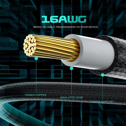 Stylish Black-Grey Braided PSU Extension Kit - 30cm for Elegant Builds - Picture 6 of 10