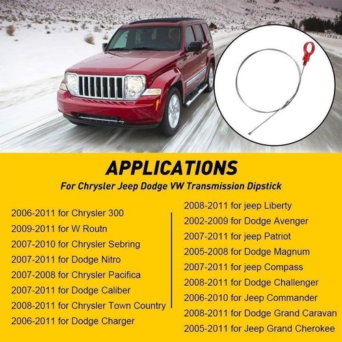 Transmission Dipstick For Town Automatic Transmission Fluid Y7L5. Dipstick A5K1 - Picture 5 of 15