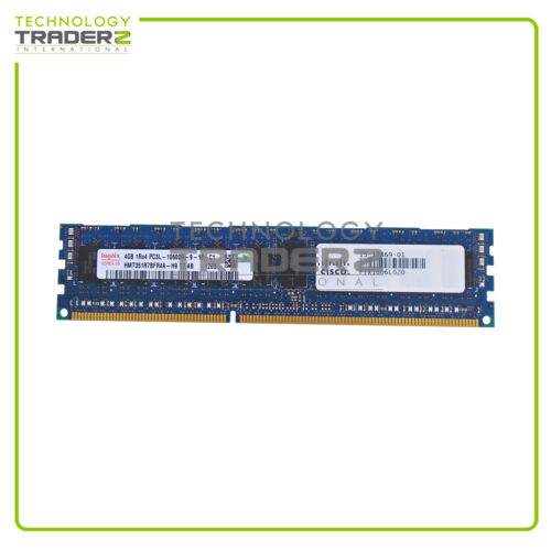 LOT OF 6 15-12869-01 Cisco 4GB PC3-10600 DDR3-1333MHz ECC Single Rank Memory