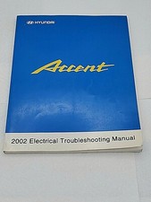 2002 Hyundai Accent Electrical Troubleshooting Wiring Diagram Manual OEM - Read