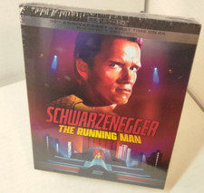The Running Man 35th Anniversary STEELBOOK 4K-No Digital -Box Shipping w/Track