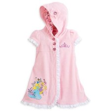 Disney Store Princess Rapunzel Cinderella Swimsuit Cover Up Girl Size 5/6 7/8