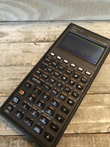 HP 48SX Scientific Calculator | Normal Wear | Tested | Slight Pixel Damage - Picture 4 of 8