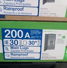 NEW SQUARE D QO130L200PGRB QO Load Center,30 Spaces, 200 A Amps, 120/240V AC 3Ph