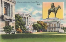 Linen PC * Boston Massachusetts Museum of Fine Arts Scene 1940s