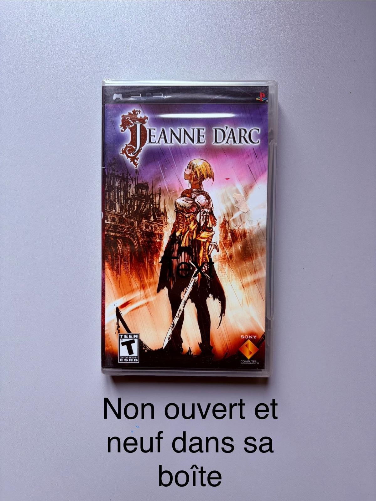 JEANNE D ARC PSP NEUF SCELLÉ