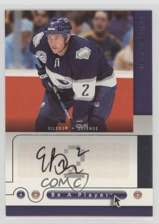 2005-06 Upper Deck Be a Player SP Signatures Eric Brewer #EB Auto 0af