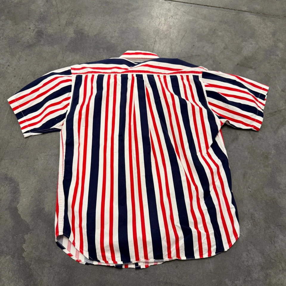 Size M - Cambridge Classics Shirt Mens Multi Striped Button Down Ships Fast! - Image 2 of 4