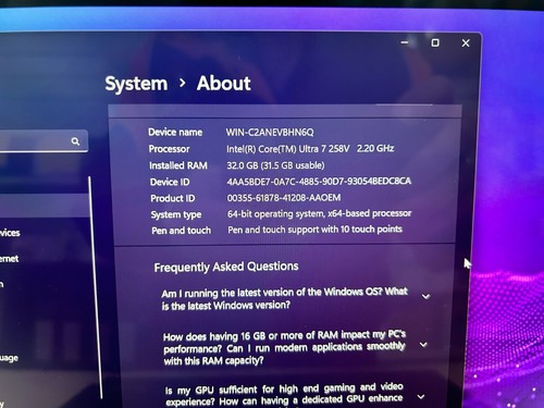 MSI Summit 13 AI+ Evo AZYMTG Laptop - Picture 8 of 9