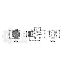 AVA QUALITY COOLING Kompressor Klimaanlage für Ford Mondeo III Turnier