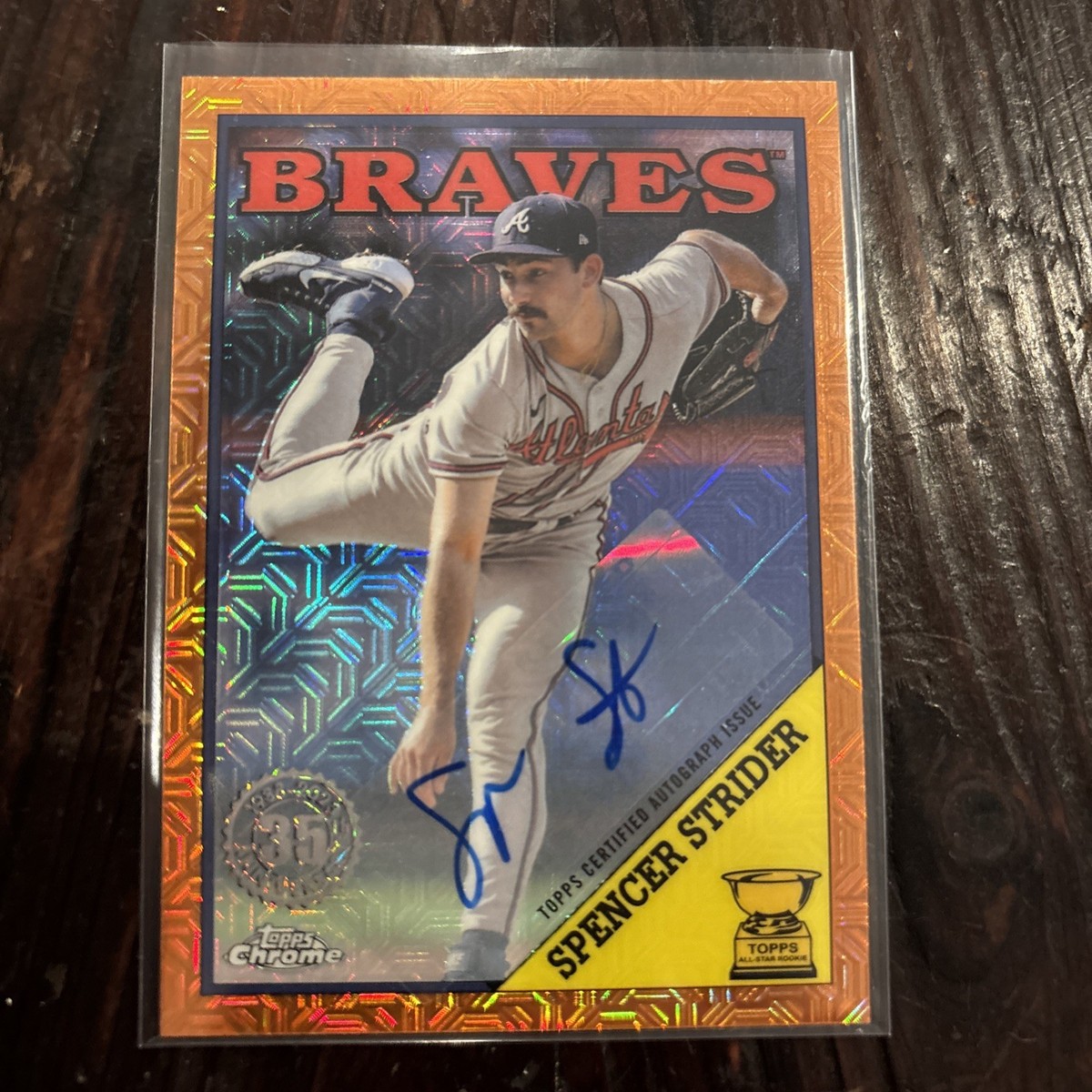 2023 Topps Update Topps Chrome Silver Pack Mojo Spencer Strider 