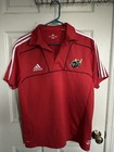 Munster Rugby Union 2010/2011 Training Polo Shirt Jersey Kit Adidas Men's Size L
