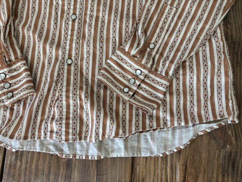 Tecovas Mens Pearl Snap Western Button Up Shirt Aztec Southwestern Men’s Large - Picture 8 of 17