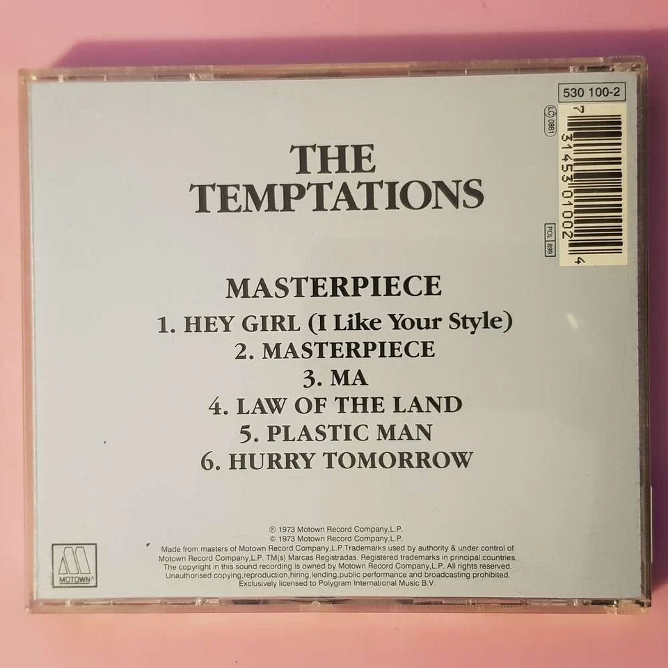 THE TEMPTATIONS Masterpiece GER EX/VG+ (CD) - Bild 4 von 4