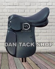 English Jumping All Purpose Horse Riding Leather Saddle with Free Shipping