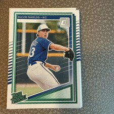 2025 Donruss Baseball #104 -David Shields Rated Prospect - KC Royals