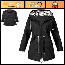 Women's Waterproof Rain Jacket with Hood, Breathable Windbreaker, Lightweight Co