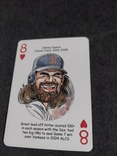 Johnny Damon  Caricature Hero Deck Playing Card