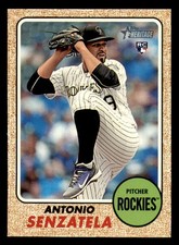 2017 Topps Heritage High Number Action Image Variation SP -523 Antonio Senzatela