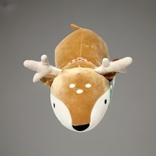 Pillowfort Holiday Brown Deer Weighted Plush Kids' Throw Pillow