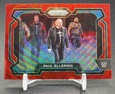 2024 Panini Prizm WWE Paul Ellering #95 Ruby Wave Prizms