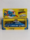 Superman Metropolis Police Car 1979 Vintage Corgi Die Cast Model Vehicle IN BOX