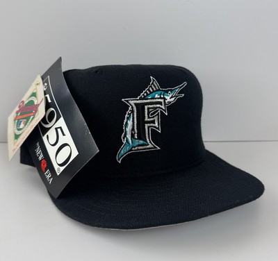 Vintage 90s Florida Marlins Hat New Era Diamond Pro Model 7 1/4 Wool USA 5950
