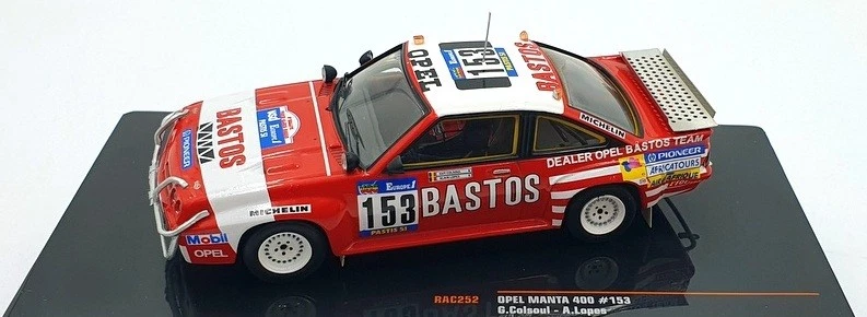 Ixo 1/43 Scale Diecast RAC252 - Opel Manta 400 #153 Paris 1984 - Image 3 of 4