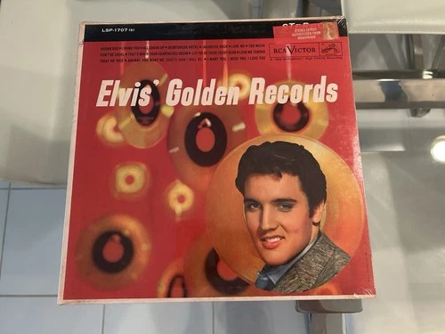 SEALED Elvis Presley Golden Records LSP-1707(e), Stereo Hype Sticker 1962-1968