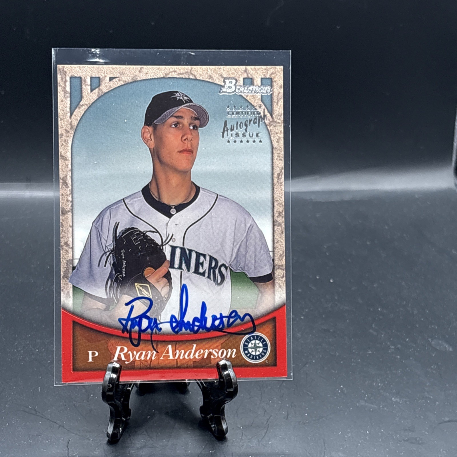 1999 Bowman Ryan Anderson Prospect On Card Auto Autograph