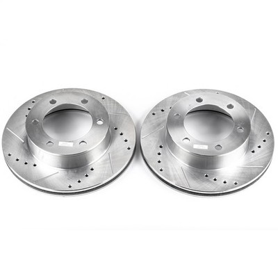 Power Stop JBR791XPR Evolution Performance Drilled and Slotted Brake Rotor Set