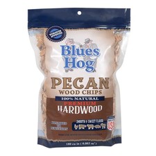 Blues Hog BBQ Wood Chips - Barkless Pecan - 180 cu in