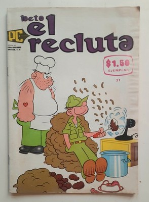 Beto El Recluta # 31 + 34 | Mexico | Publicaciones Colmex 1972 | Rare | PB3004