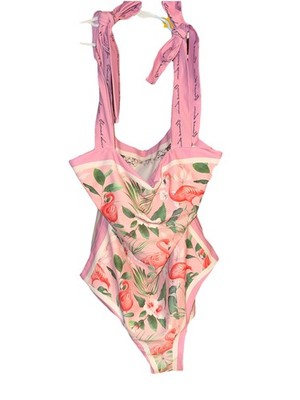 Visual Mood Reversible Tropical One Piece Women s Swimsuit 