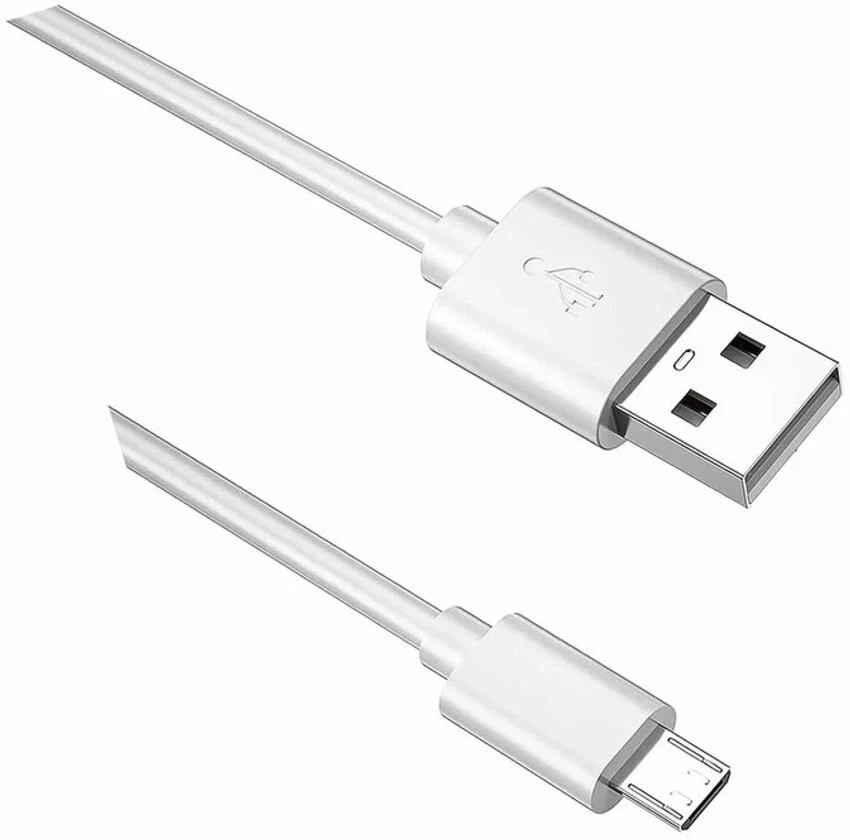 Fast Charging & Sync Micro USB Cable 1m  White or Black For Android Galaxy Tab - Image 2 of 4