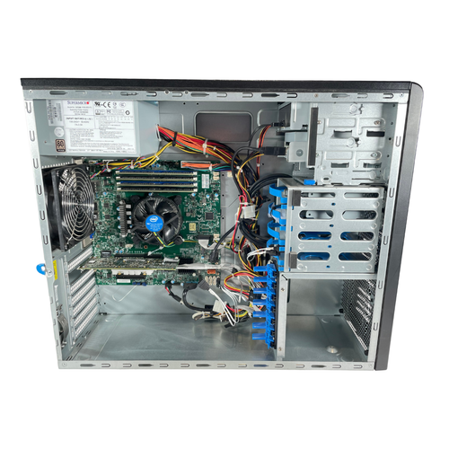 Supermicro CSE-732D4 Server 128GB PC4-2666 Intel Xeon E-2236 3101E-4i SuperQuiet - Bild 4 von 9