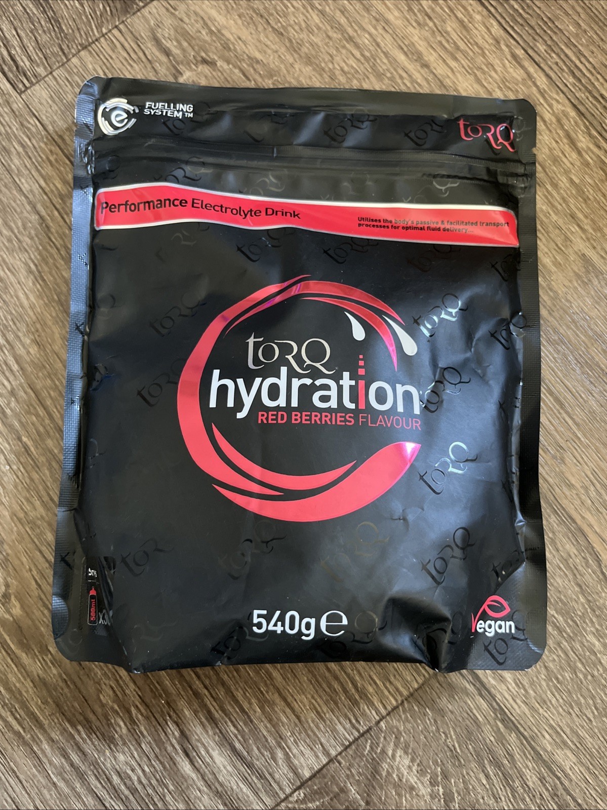 Torq Hydration Drink 540g - Red Berry Flavour Exp 17/5/27