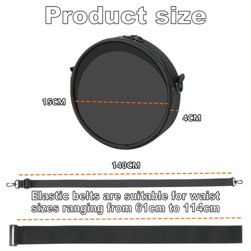 Secure CD Player Storage Bag Designed for 6 Inch Players with Easy Access - Afbeelding 4 van 7