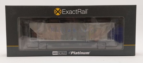 Coche tolva cubierta ExactRail EP-80206-3 HO escala Pillsbury PS-2CD 4427 #5710 LN
