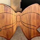 Natural Wood Handcrafted Shaking Man Figurine for Car Dashboard Desk Decoration