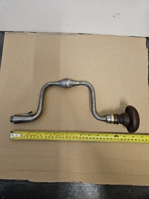 Vintage Stahl Scotch Muster Bit Klammer mit Hebelentriegelung für geschlitzte Bits