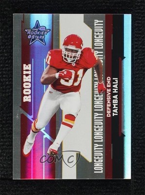 2006 Leaf Rookies & Stars Longevity Parallel Holofoil 36/49 Tamba Hali RC 0nr3