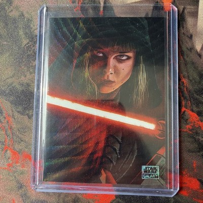 2025 Topps Chrome Star Wars Galaxy Shin Hati 05/99 Wave Refractor #FTD-5