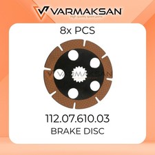 Pack Of 8 Dana Spicer 112.07.610.03 Brake Disc 112.07.610.03 Brake Disc - 8x Pack Of 8 Dana Spicer 112.07.610.03 Brake Disc 112.07.610.03 Brake Disc - 8x