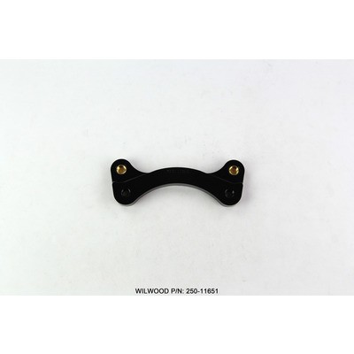 Wilwood 250-11651, One Brake Caliper Bracket Front 11 in Rotor Black Aluminum