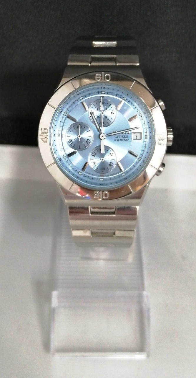 Citizen F510-S015243 Stainless Steel Eco-Drive Watch for Men