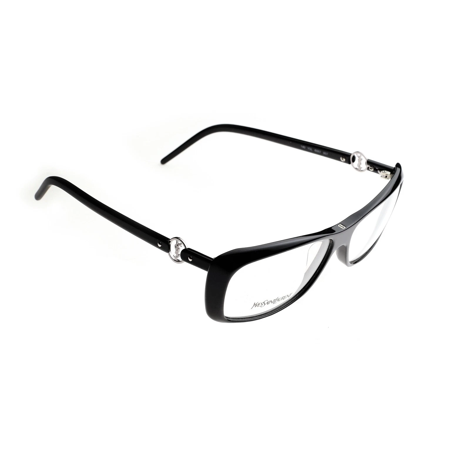 Glasses Yves Saint Laurent '90s black signature loop ORIGINAL NEW