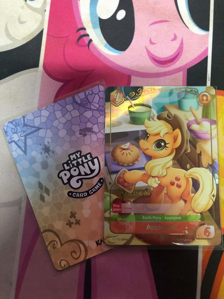Kayou Hasbro My Little Pony TCG Applejack GR Celesse Sign Card | eBay