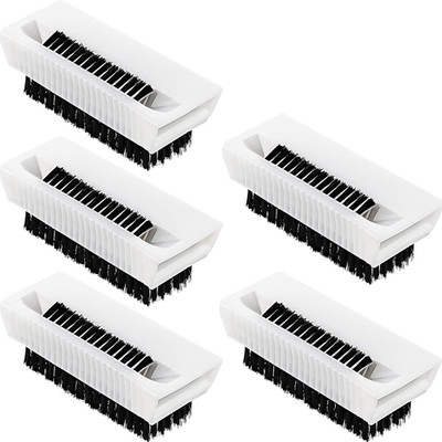 5 Pcs Nail Scrubbers Hand Brushes for Fingernail Cleaning Soft Plastic