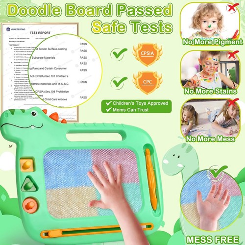 MEJCFARI Magnetic Drawing Board for Girls Boys Gifts, Toddler Girl Boy Toys - Picture 7 of 10